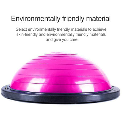 Explosion-proof Yoga Ball Sport Fitness Ball Balance Ball , Diameter: 60cm(Pink)-garmade.com