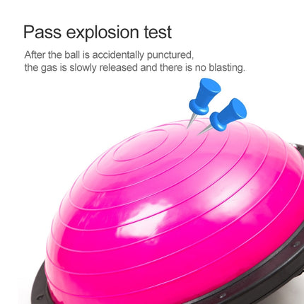 Explosion-proof Yoga Ball Sport Fitness Ball Balance Ball , Diameter: 60cm(Silver)-garmade.com