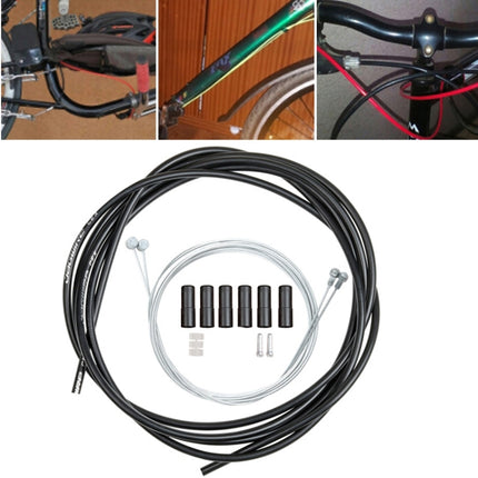 Universal Bicycle Variable Speed Cable Tube Set(Black)-garmade.com
