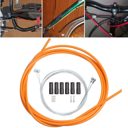 Universal Bicycle Variable Speed Cable Tube Set(Orange)-garmade.com