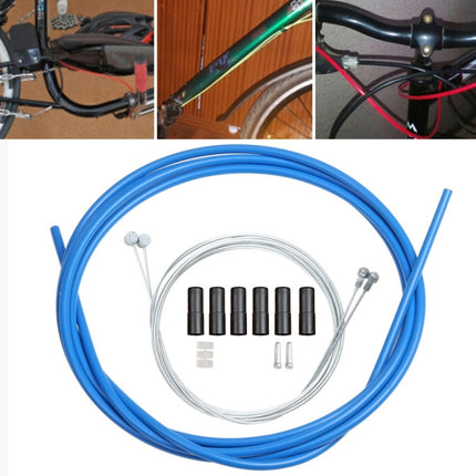 Universal Bicycle Variable Speed Cable Tube Set(Blue)-garmade.com