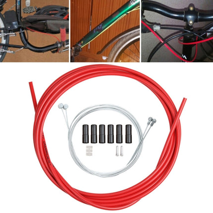 Universal Bicycle Variable Speed Cable Tube Set(Red)-garmade.com