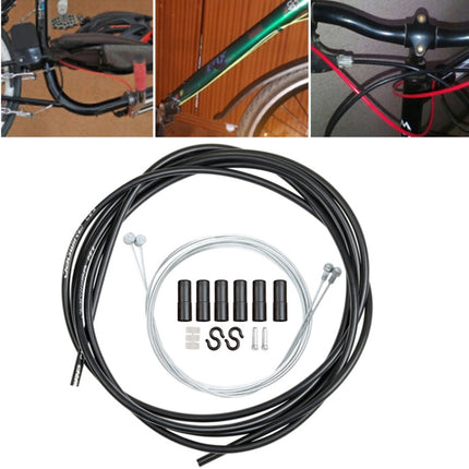 Universal Bicycle Brake Cable Tube Set(Black)-garmade.com