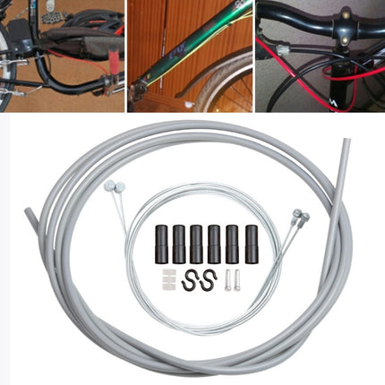 Universal Bicycle Brake Cable Tube Set(Grey)-garmade.com