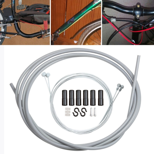 Universal Bicycle Brake Cable Tube Set(Grey)-garmade.com