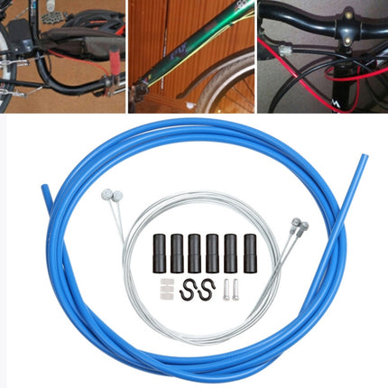 Universal Bicycle Brake Cable Tube Set(Blue)-garmade.com