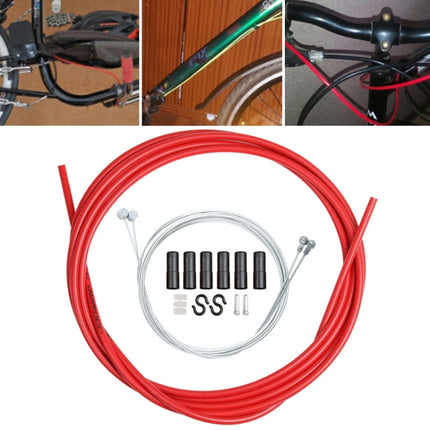 Universal Bicycle Brake Cable Tube Set(Red)-garmade.com