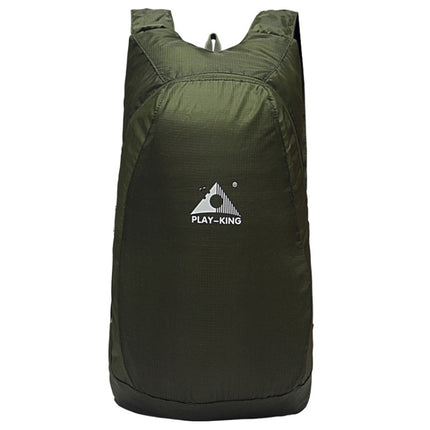 1328 20L Outdoor Climbing Portable Foldable Anti-splash Bag Ultralight Backpack, Max Load: 15kg (Army Green)-garmade.com