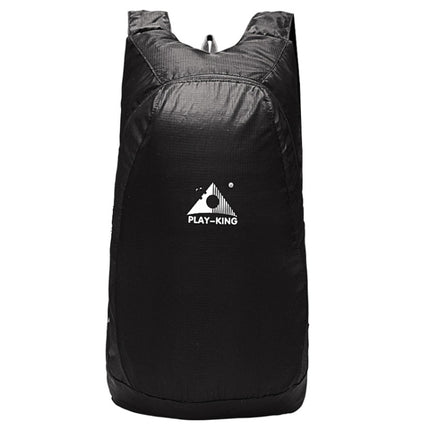 1328 20L Outdoor Climbing Portable Foldable Anti-splash Bag Ultralight Backpack, Max Load: 15kg (Black)-garmade.com
