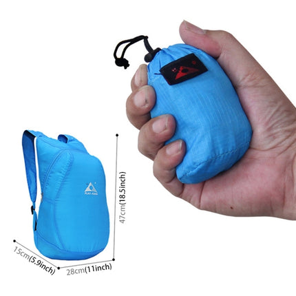 1328 20L Outdoor Climbing Portable Foldable Anti-splash Bag Ultralight Backpack, Max Load: 15kg (Red)-garmade.com