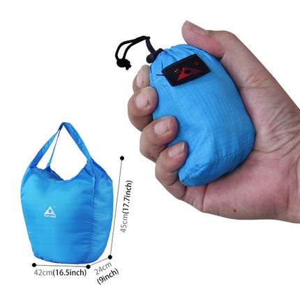 1329 Outdoor Climbing Portable Foldable Anti-splash Bag Ultralight Handheld Bag (Black)-garmade.com