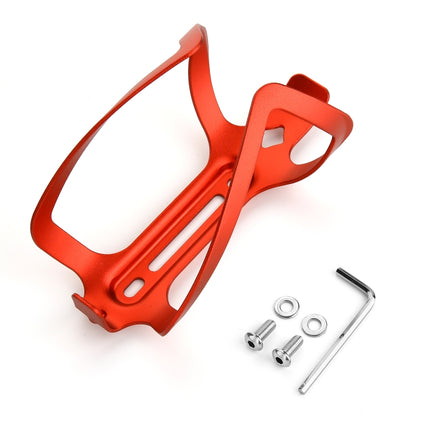 A2 Road Bicycle Water Bottle Aluminum Alloy Holder (Red)-garmade.com