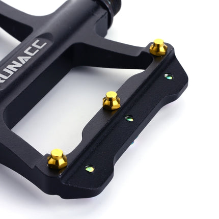 8 PCS / Set Titanium Alloy Bicycle Pedal Anti-slip Screw M4(Gold)-garmade.com