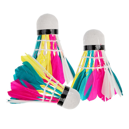 3 PCS Colorful Badminton, Suitable for Home Entertainment-garmade.com