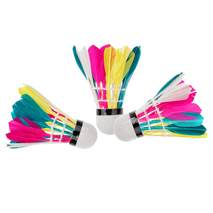 3 PCS Colorful Badminton, Suitable for Home Entertainment-garmade.com