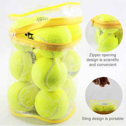 REGAIL 12 PCS Tennis Training Ball with Ball Bag-garmade.com