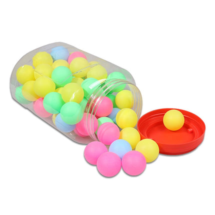 60 PCS Colored Barrel Table Tennis for Entertainment / Drawing / Decoration-garmade.com