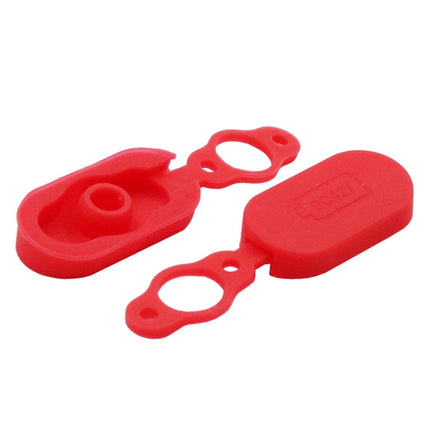 4 PCS Silicone Charging Port Waterproof Cover Dust-proof Plug Electric Scooter Accessories for Xiaomi Mijia M365(Red)-garmade.com