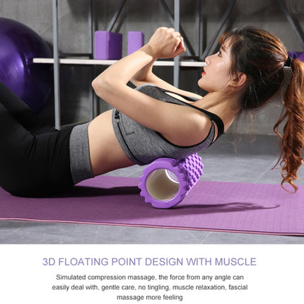 Yoga Pilates Fitness EVA Roller Muscle Relaxation Massage, Size: 45cm x 13cm (Black)-garmade.com