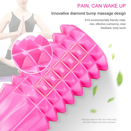 Yoga Pilates Fitness EVA Roller Muscle Relaxation Massage, Size: 45cm x 13cm (Pink)-garmade.com
