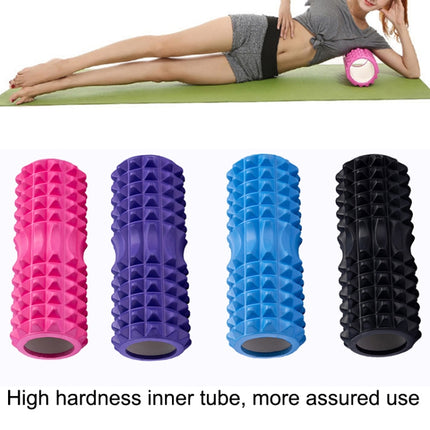 Yoga Pilates Fitness EVA Roller Muscle Relaxation Massage, Size: 45cm x 13cm (Blue)-garmade.com