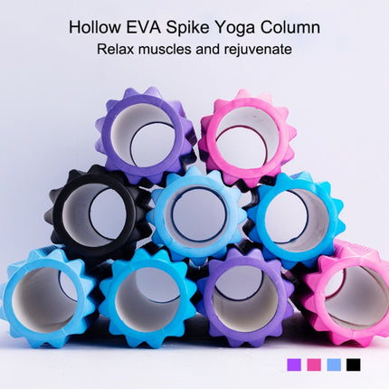Yoga Pilates Fitness EVA Roller Muscle Relaxation Massage, Size: 33cm x 13cm (Black)-garmade.com