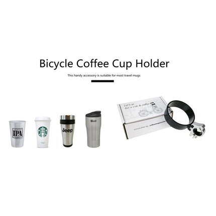SHANMASHI Motorcycle Coffee Cup Holder Mountain Bike Electric Car Cup Holder(Red)-garmade.com