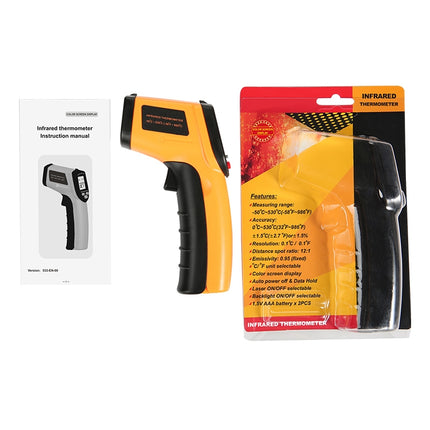 GM533 Portable Digital Laser Point Infrared Thermometer, Temperature Range: -50-530 Celsius Degree-garmade.com