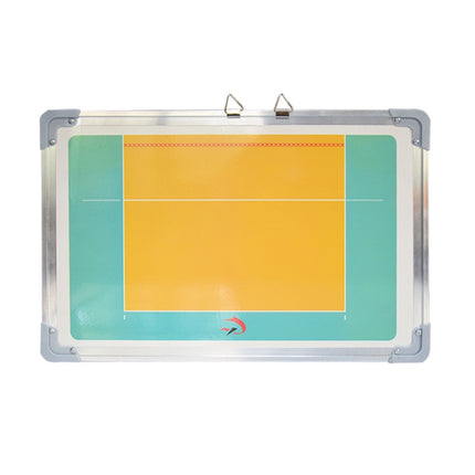 Aluminum Alloy Volleyball Coach Board Plate Handball Coaching Sets Volley Ball Equipment Training Magnetic with Eraser & Pen-garmade.com