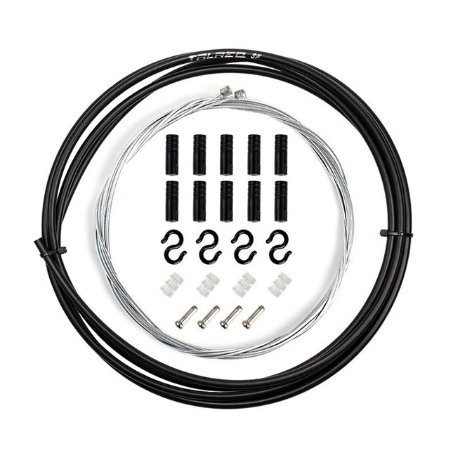 7 in 1 Universal PVC Bicycle Variable Speed Cable Tube Set(Black)-garmade.com