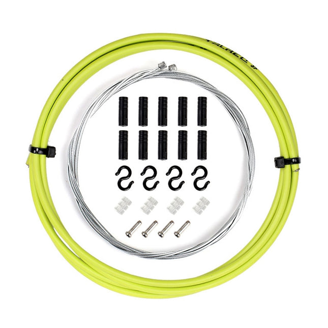 7 in 1 Universal PVC Bicycle Variable Speed Cable Tube Set(Green)-garmade.com
