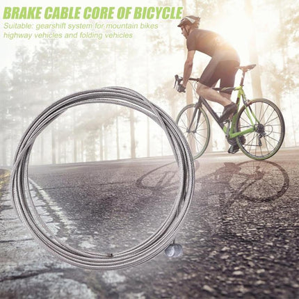 7 in 1 Cylindrical Head PVC Brake Cable Tube Set for Mountain Bike (White)-garmade.com