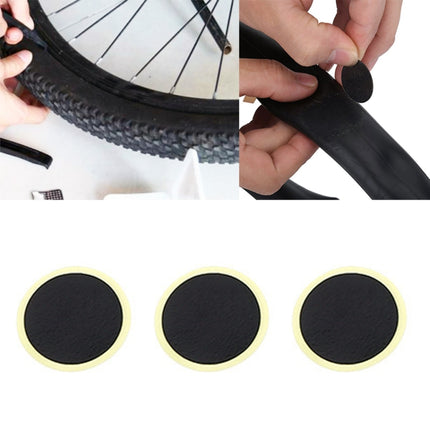 Manual Mini Portable Bicycle Aluminum Alloy Pump+ Glue-free Tire Patch + Fish-shaped Tire Lever (Red)-garmade.com