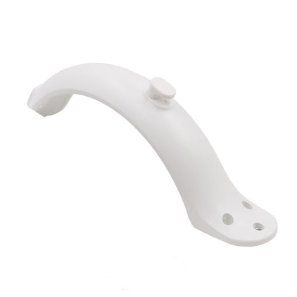 For Xiaomi Mijia M365 Electric Scooter Accessories Rear Wheel Fender with Hook(White)-garmade.com