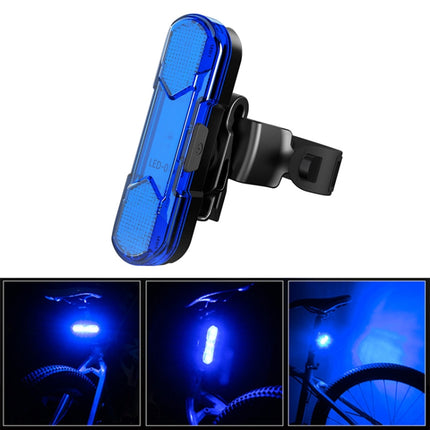 Bicycle USB Rechargeable Taillight LED Tail Lamp (Blue Light)-garmade.com