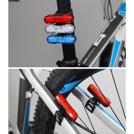 Bicycle USB Rechargeable Taillight LED Tail Lamp (Blue Light)-garmade.com