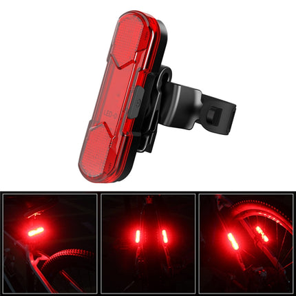Bicycle USB Rechargeable Taillight LED Tail Lamp (Red Light)-garmade.com