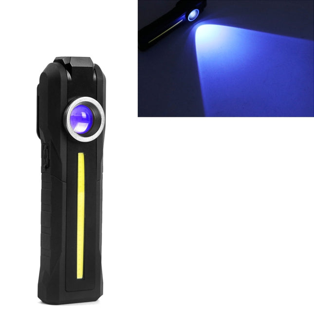 1902A Flashlight Rechargeable Lantern 4 Lighting Mode(Purple Light)-garmade.com