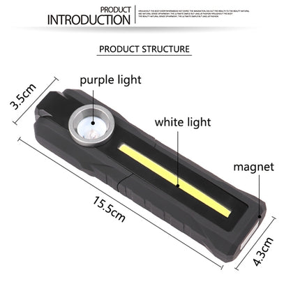 1902B Flashlight Rechargeable Lantern 4 Lighting Mode(Yellow Light)-garmade.com
