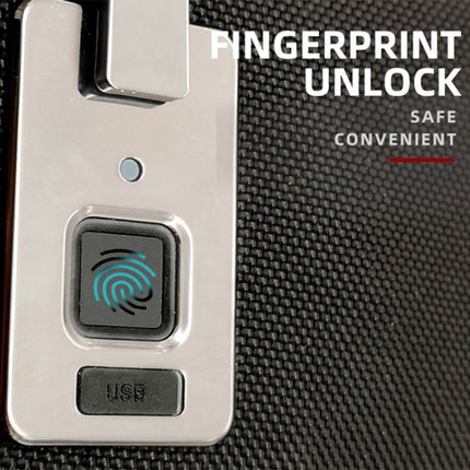 Anytek P9 Intelligent Fingerprint Padlock Electronic Lock Knapsack-garmade.com