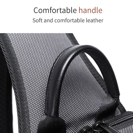BANGE Fashion Travel Chest Bag Business Backpack Single Shoulder Bag (Grey)-garmade.com