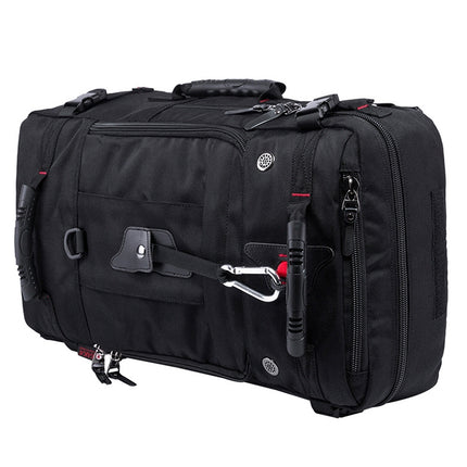 BANGE Oxford Cloth Backpack Travel Men Outdoor Large Capacity Luggage Bag Multifunctional Hiking Shoulders Bag(Army Green)-garmade.com