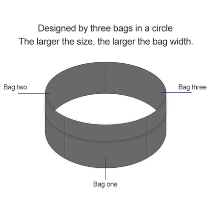 Personal Large-capacity Stretch Tablet Pockets Travel Anti-theft Bag Phone Bag,Size: S(Black)-garmade.com