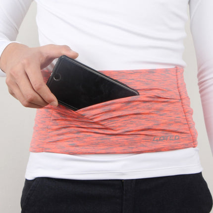 Personal Large-capacity Stretch Tablet Pockets Travel Anti-theft Bag Phone Bag,Size: S(Orange)-garmade.com