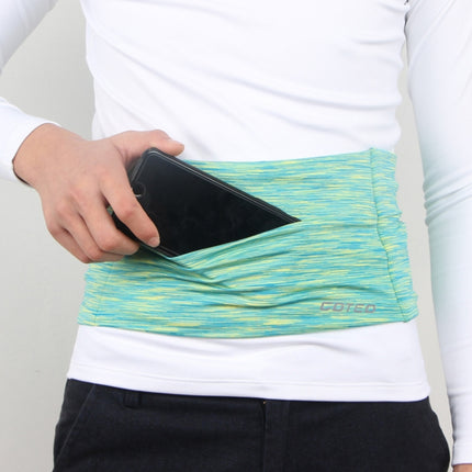 Personal Large-capacity Stretch Tablet Pockets Travel Anti-theft Bag Phone Bag,Size: S(Green)-garmade.com