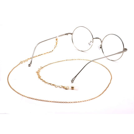 2 PCS Stars Style Hollow Fashion Simple Eyeglasses Chain(Gold)-garmade.com