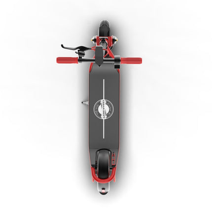 [US Warehouse] 500W Foldable IP64 Waterproof Magnesium Alloy Electric Scooter with 10 inch Tires & LED Display & LED Lights & 10AH Lithium Battery, Load Capacity: 100kg(Red)-garmade.com