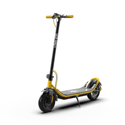 [EU Warehouse] 500W Foldable IP64 Waterproof Magnesium Alloy Electric Scooter with 10 inch Tires & LED Display & LED Lights & 10AH Lithium Battery, Load Capacity: 100kg(Yellow)-garmade.com