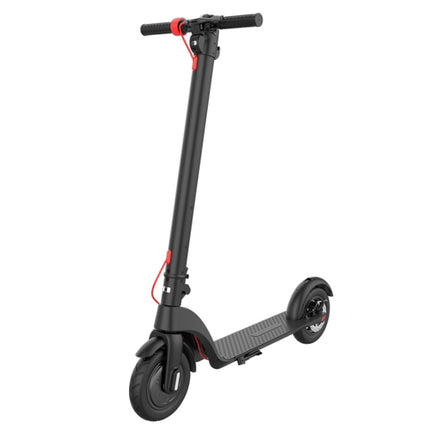 [EU Warehouse] X7 Outdoor Waterproof Foldable Off-road Scooter with 8.5 inch Vacuum Tires & LCD Display& LED Lights & 6.4AH Lithium Battery, Load-bearing: 20-100kg (Black)-garmade.com