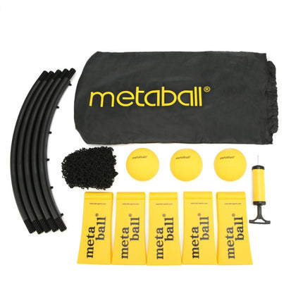 Metaball 6 in 1 Outdoor Mini Inflatable Volleyball + Volleyball Net + Pump Spike-ball Game Set-garmade.com
